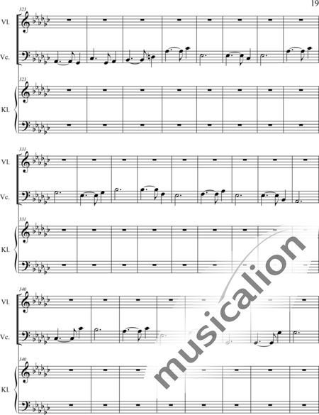 Weidner, Herb: For no Tears - Violín+Pno+Vc:19