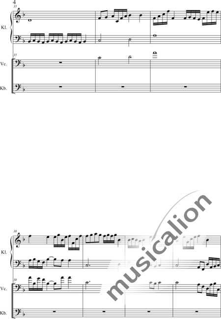 Weidner, Herb: A Piece in Green - Piano+[Vc+Cb]:4