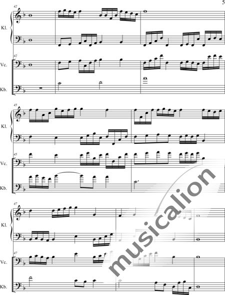 Weidner, Herb: A Piece in Green - Piano+[Vc+Cb]:5