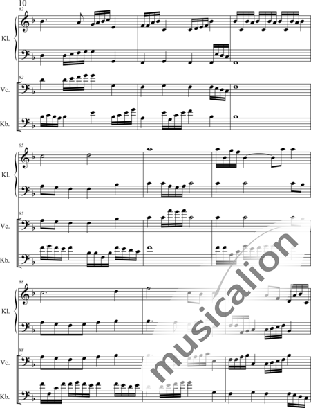 Weidner, Herb: A Piece in Green - Piano+[Vc+Cb]:10