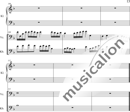 Weidner, Herb: A Piece in Green - Piano+[Vc+Cb]:13