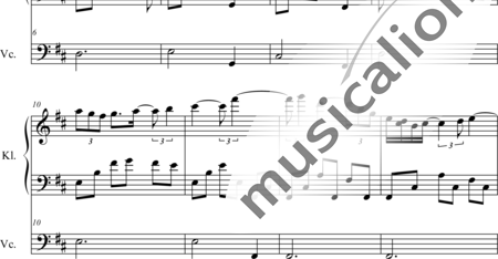 Weidner, Herb: Night &amp; Piano - Violoncello+Klavier:1
