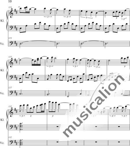 Weidner, Herb: Night &amp; Piano - Violoncello+Klavier:10