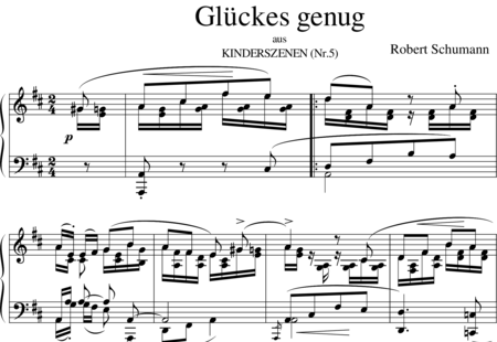 Schumann, Robert: Feliz - Piano:0