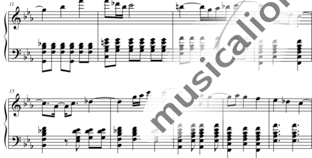Weidner, Herb: Masquerade - Klavier:1