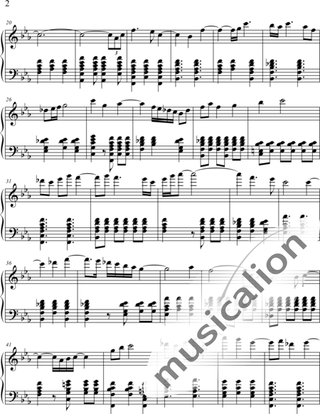 Weidner, Herb: Masquerade - Klavier:2