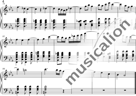 Weidner, Herb: Masquerade - Klavier:4