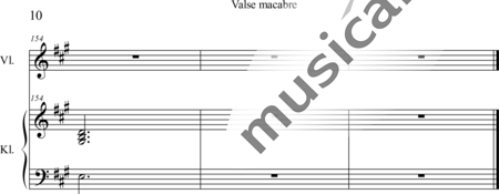 Weidner, Herb: Valse macabre - Violine+Klavier:10