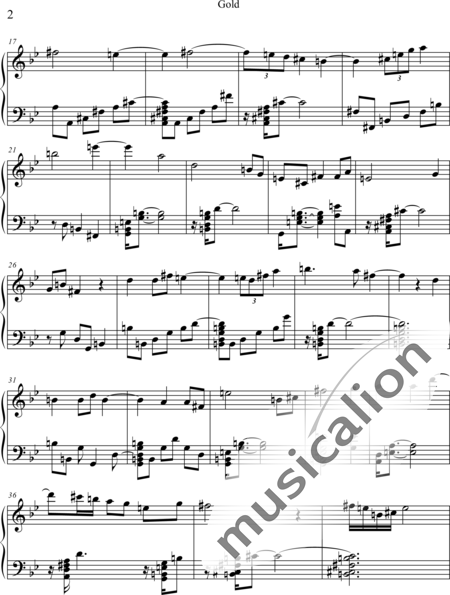 Weidner, Herb: Gold - Klavier:2