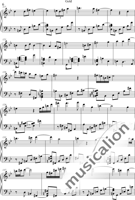Weidner, Herb: Gold - Klavier:6