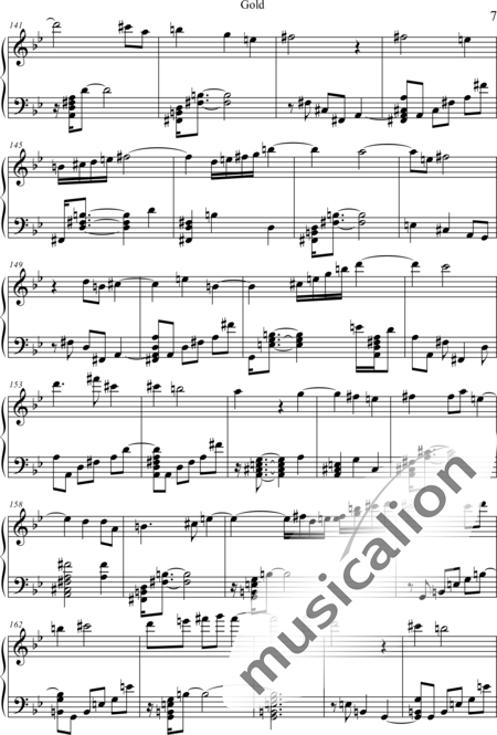 Weidner, Herb: Gold - Klavier:7