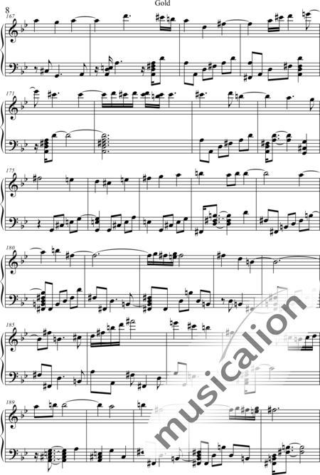Weidner, Herb: Gold - Klavier:8