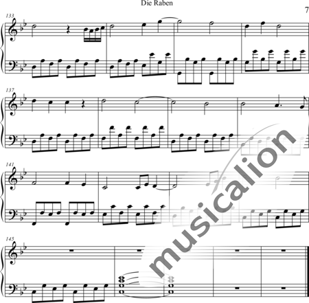 Weidner, Herb: Die Raben - Klavier:7