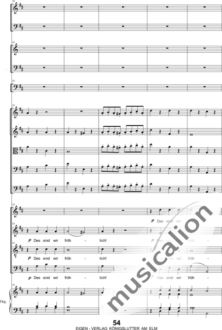 Bergt, Christian Gottlob August: Christ Has Risen Third Movement - Coro>SATB+[Ob2+Fg2]+[Trb+Trp2]+Org+[Vl2+Vla+Vc+Cb]:4