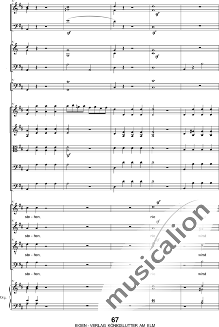 Bergt, Christian Gottlob August: Christ Has Risen Third Movement - Coro>SATB+[Ob2+Fg2]+[Trb+Trp2]+Org+[Vl2+Vla+Vc+Cb]:17