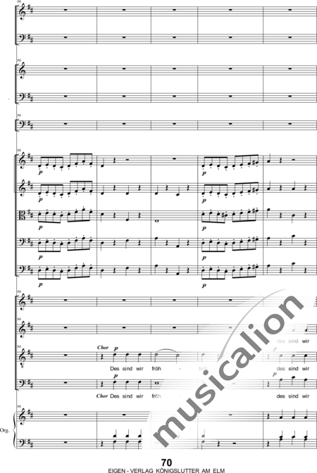 Bergt, Christian Gottlob August: Christ Has Risen Third Movement - Coro>SATB+[Ob2+Fg2]+[Trb+Trp2]+Org+[Vl2+Vla+Vc+Cb]:20