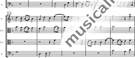 Palestrina, Giovanni Pierluigi da: Ricercar del primo tuono 2. Moderato - Violín+[Vla2+Vc]:1