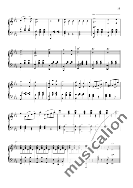 Waldteufel, Emile: Autograph Walzer - Klavier:10