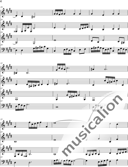 Weidner, Herb: Das letzte Lied - Violin 3+Violoncello:4