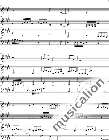 Weidner, Herb: Das letzte Lied - Violin 3+Violoncello:5