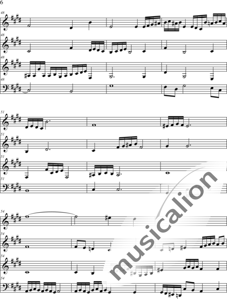 Weidner, Herb: Das letzte Lied - Violin 3+Violoncello:6