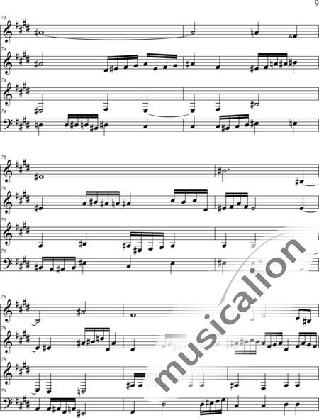 Weidner, Herb: Das letzte Lied - Violin 3+Violoncello:9