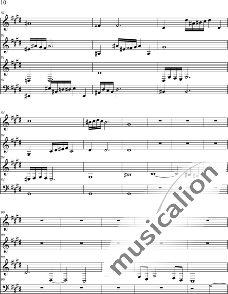 Weidner, Herb: Das letzte Lied - Violin 3+Violoncello:10