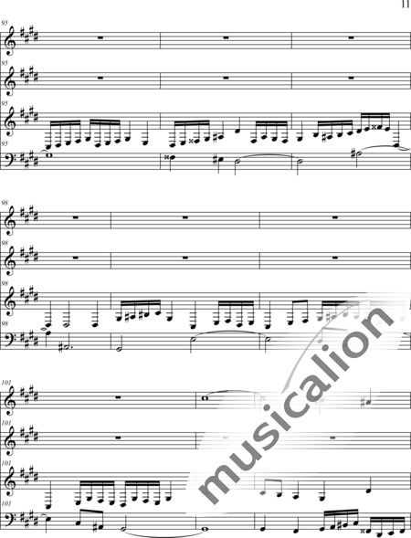 Weidner, Herb: Das letzte Lied - Violin 3+Violoncello:11