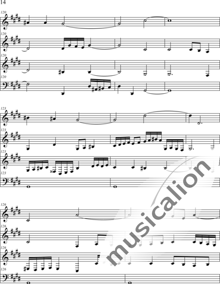 Weidner, Herb: Das letzte Lied - Violin 3+Violoncello:14