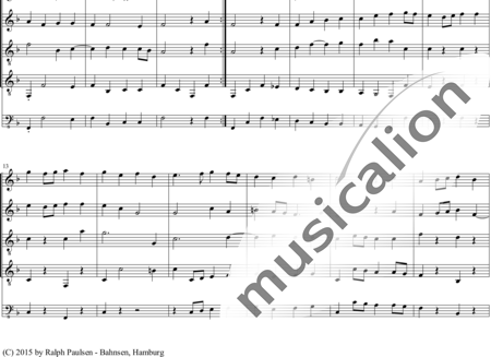 Jacquet de La Guerre, Élisabeth-Claude: Bourrée für Zupforchester - Gitarre 5+Mdl5+Kb:1