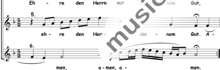 Wasmuth, Jan-Jürgen: Honor the Lord with Thy Virtue - Choir>X:1