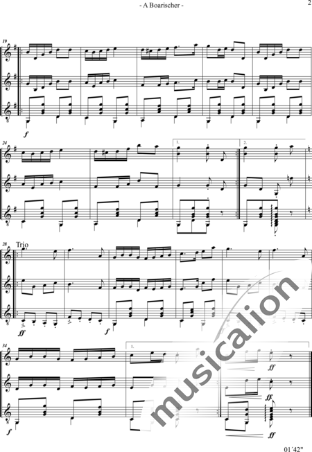 Anonymus, Unknown: "Bavarian" - Mandolin 2+|otherinstrument:2