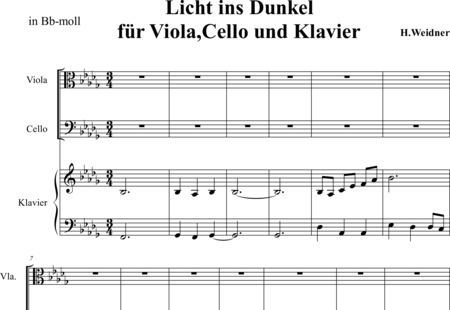 Weidner, Herb: Licht ins Dunkel - Viola+Kl+Vc:0
