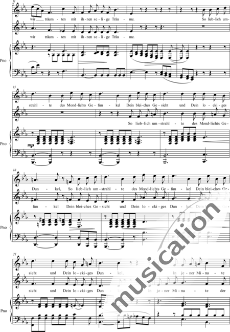 Rubinstein, Anton: Duett Beim Scheiden - Solo>Sop/Alt+Kl:2