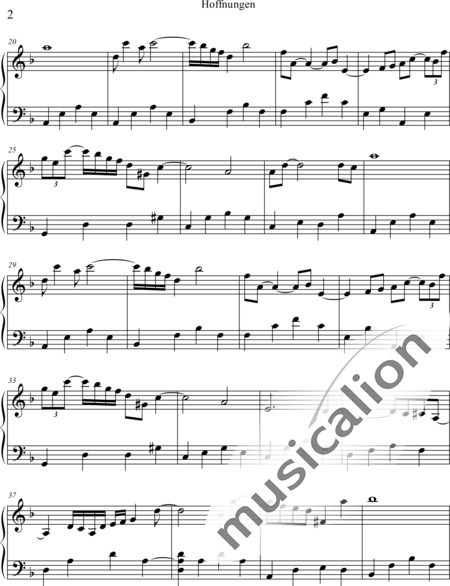 Weidner, Herb: Hoffnungen - Klavier:2