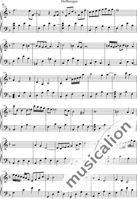 Weidner, Herb: Hoffnungen - Klavier:6