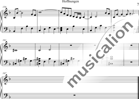 Weidner, Herb: Hoffnungen - Klavier:7
