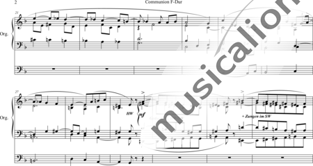 Faulkes, William: Communion F-Dur - Orgel>mPed:1