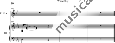 Weidner, Herb: Winterflug - Englischhorn+Klavier:10