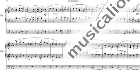 Hollins, Alfred: Communion - Orgel:1