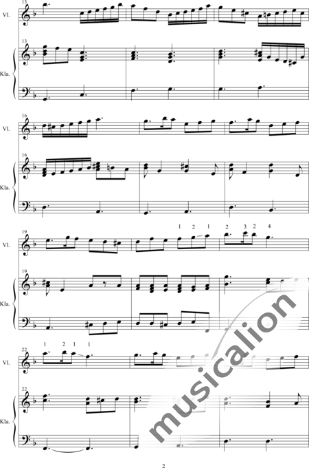 Schäfer, Alexander: Sonata d-Moll - Violine+Klavier 2:2