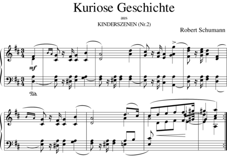 Schumann, Robert: Historia curiosa - Piano:0