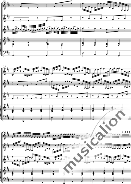 Kanon in D-Dur - Johann Pachelbel | Noten zum Download