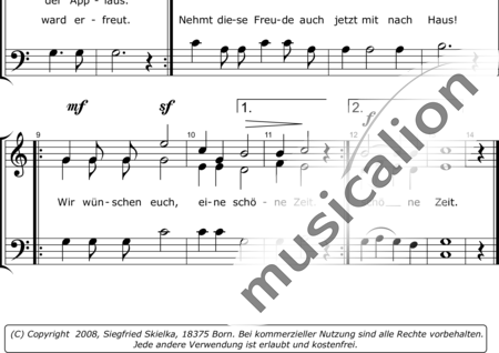 Skielka, Siegfried: Das letzte Lied - Chor>SAX:1