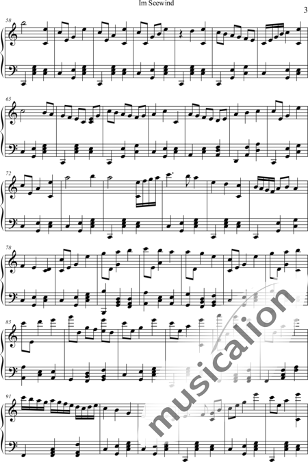 Weidner, Herb: Im Seewind - Klavier:3