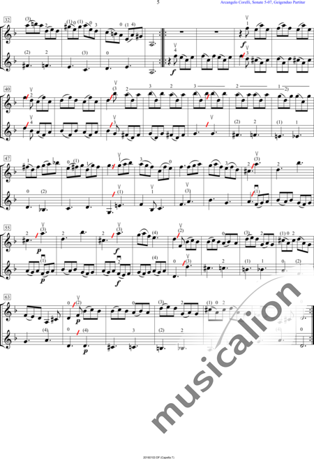 Corelli, Arcangelo
: Sonata VII - Violín 2:5