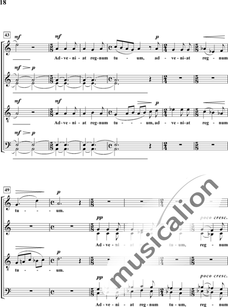 Heymann, Hans Werner: Invocation (Lord's Prayer) - Across The Heavens Number Three - Choir>SAATBB:4