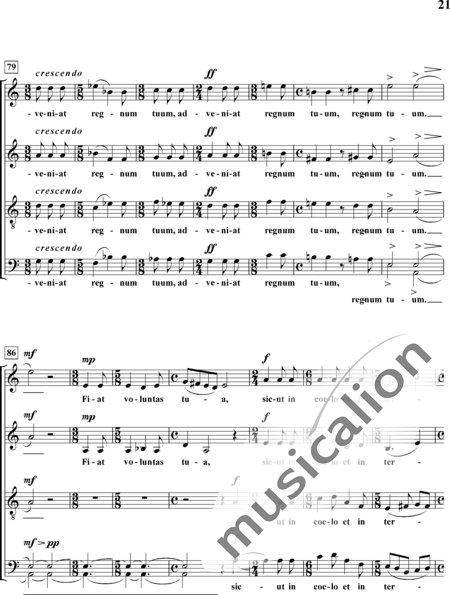 Heymann, Hans Werner: Invocation (Lord's Prayer) - Across The Heavens Number Three - Choir>SAATBB:7
