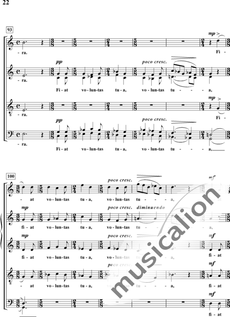 Heymann, Hans Werner: Invocation (Lord's Prayer) - Across The Heavens Number Three - Choir>SAATBB:8