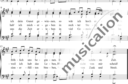 Steuerlein (Steurlin), Johann: Mit lieb bin ich umfangen (I am surrounded by love) - Coro>SATB:1